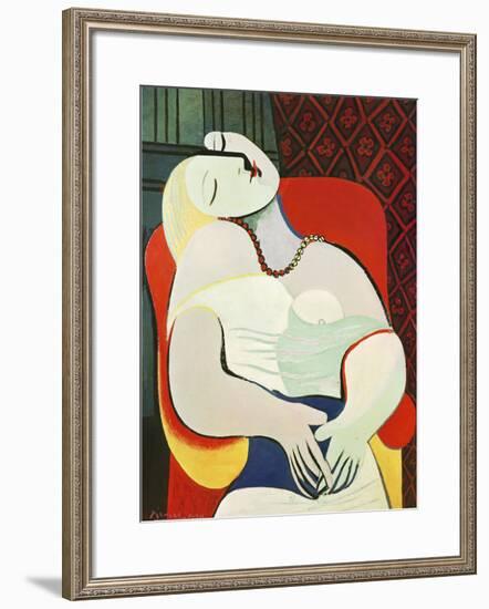 The Dream-Pablo Picasso-Framed Art Print