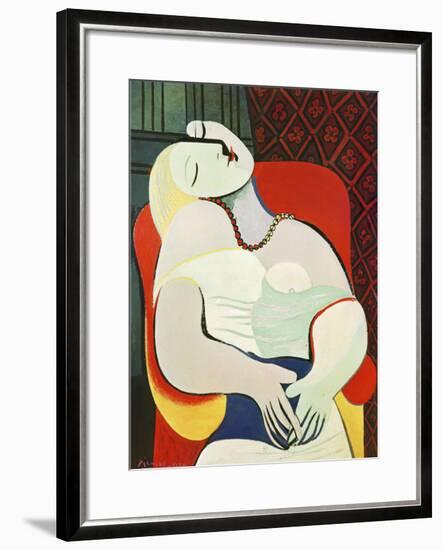 The Dream-Pablo Picasso-Framed Art Print