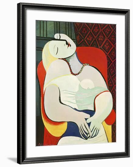 The Dream-Pablo Picasso-Framed Art Print