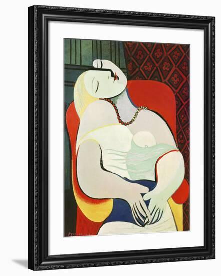 The Dream-Pablo Picasso-Framed Art Print