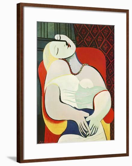 The Dream-Pablo Picasso-Framed Art Print