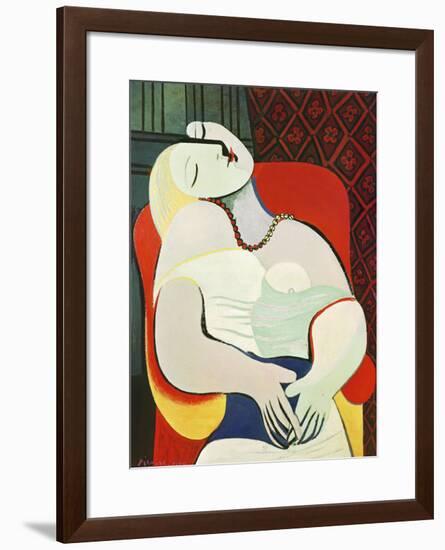 The Dream-Pablo Picasso-Framed Art Print