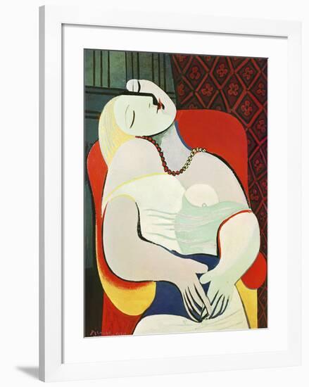 The Dream-Pablo Picasso-Framed Art Print