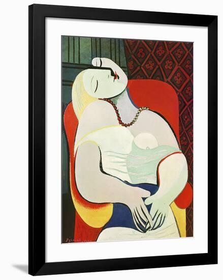 The Dream-Pablo Picasso-Framed Art Print