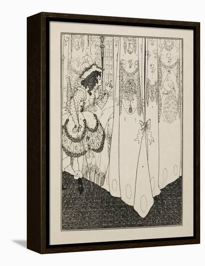 The Dream-Aubrey Beardsley-Framed Premier Image Canvas