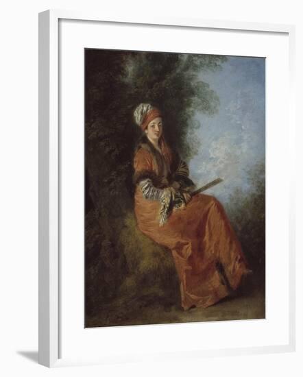 The Dreamer, 1712-14-Jean Antoine Watteau-Framed Giclee Print