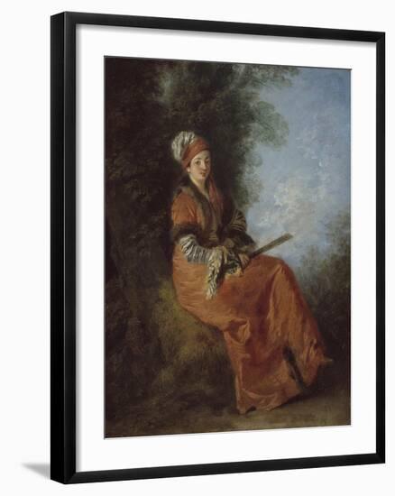 The Dreamer, 1712-14-Jean Antoine Watteau-Framed Giclee Print