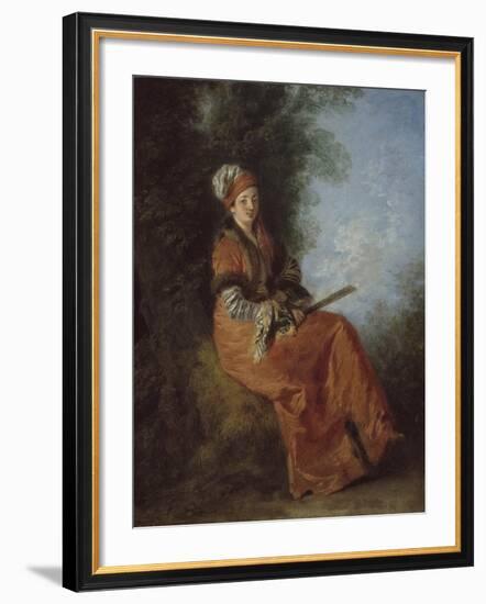 The Dreamer, 1712-14-Jean Antoine Watteau-Framed Giclee Print