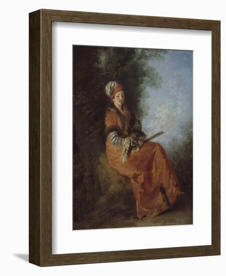 The Dreamer, 1712-14-Jean Antoine Watteau-Framed Giclee Print