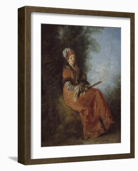 The Dreamer, 1712-14-Jean Antoine Watteau-Framed Giclee Print