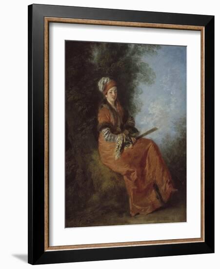 The Dreamer, 1712-14-Jean Antoine Watteau-Framed Giclee Print