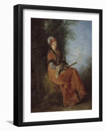 The Dreamer, 1712-14-Jean Antoine Watteau-Framed Giclee Print