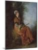 The Dreamer, 1712-14-Jean Antoine Watteau-Mounted Giclee Print