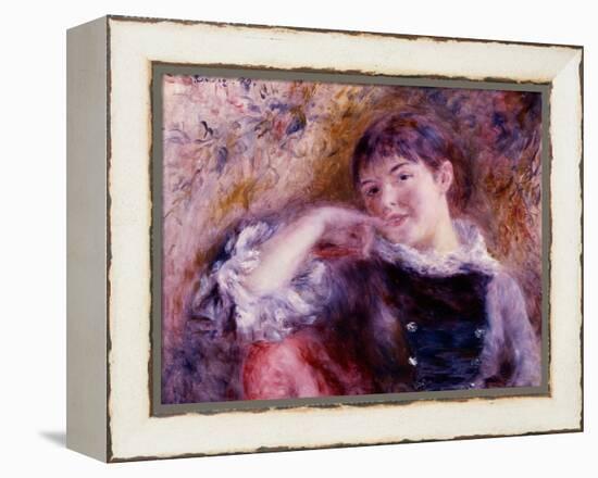 The Dreamer, 1879-Pierre-Auguste Renoir-Framed Premier Image Canvas
