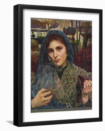 The Dreamer, 1887-Annie Louisa Swynnerton-Framed Giclee Print