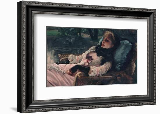 The Dreamer, of Summer Evening, c.1881-James Tissot-Framed Art Print