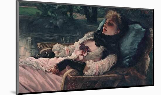 The Dreamer, of Summer Evening, c.1881-James Tissot-Mounted Art Print