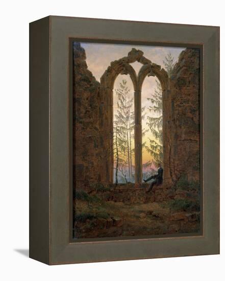 The Dreamer (Ruins of the Oybi), C1835-Caspar David Friedrich-Framed Premier Image Canvas