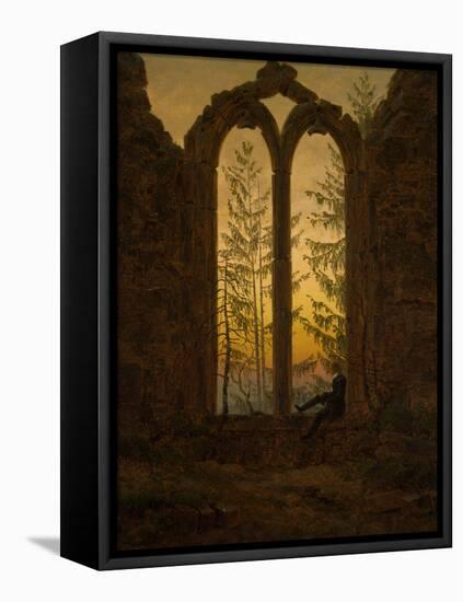 The Dreamer-Caspar David Friedrich-Framed Premier Image Canvas