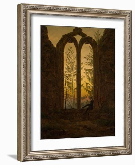 The Dreamer-Caspar David Friedrich-Framed Giclee Print