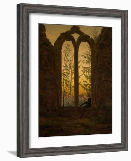 The Dreamer-Caspar David Friedrich-Framed Giclee Print