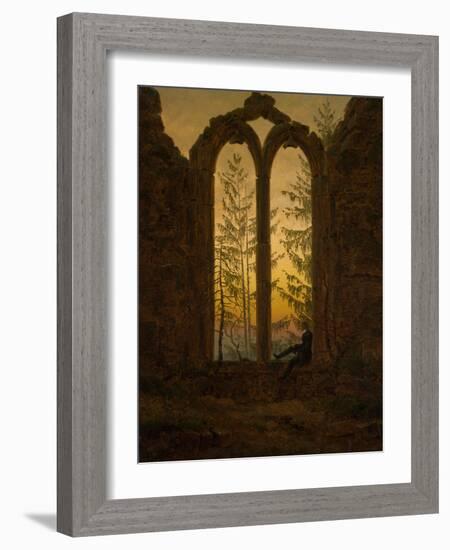 The Dreamer-Caspar David Friedrich-Framed Giclee Print