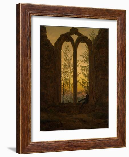 The Dreamer-Caspar David Friedrich-Framed Giclee Print