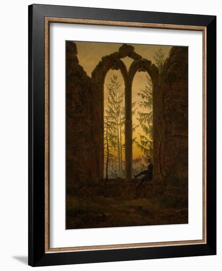 The Dreamer-Caspar David Friedrich-Framed Giclee Print