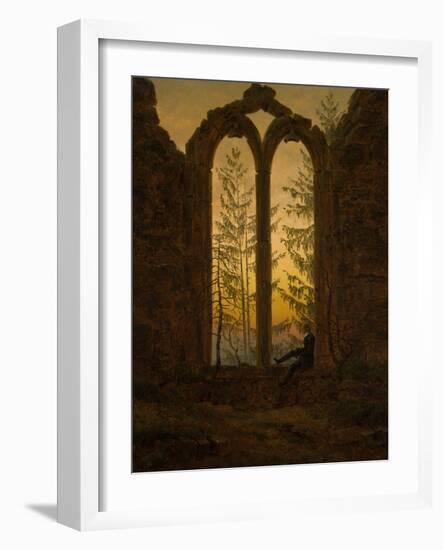 The Dreamer-Caspar David Friedrich-Framed Giclee Print