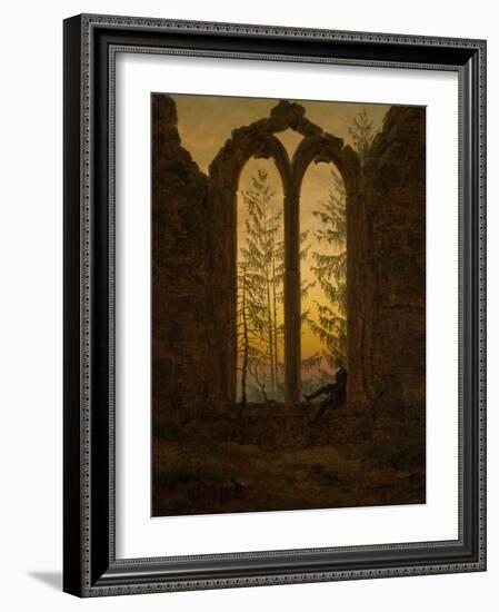 The Dreamer-Caspar David Friedrich-Framed Giclee Print