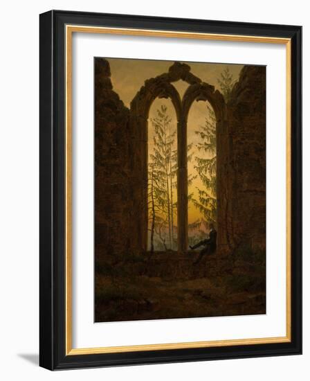 The Dreamer-Caspar David Friedrich-Framed Giclee Print