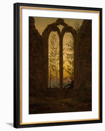 The Dreamer-Caspar David Friedrich-Framed Giclee Print