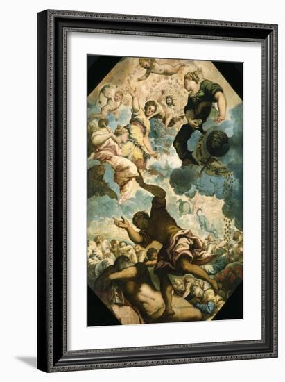 The Dreams of Men, Mid-16Th Century (Oil on Canvas)-Jacopo Robusti Tintoretto-Framed Giclee Print