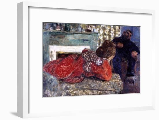 The Dressing Gown, 1897-Edouard Vuillard-Framed Giclee Print