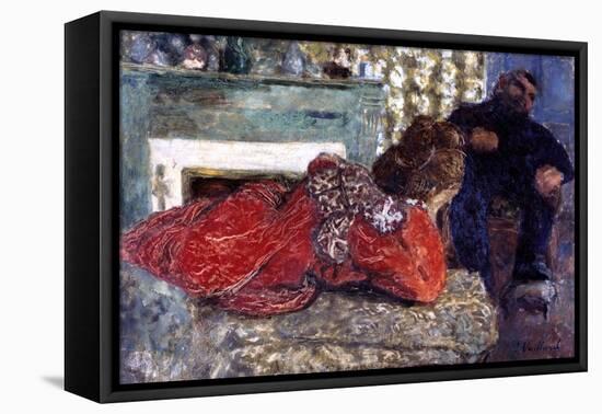 The Dressing Gown, 1897-Edouard Vuillard-Framed Premier Image Canvas