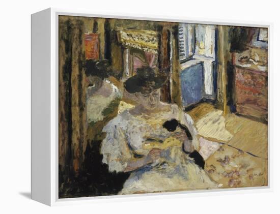 The Dressing-Room, Madame Hessel Reading at Amfréville, 1906-Edouard Vuillard-Framed Premier Image Canvas