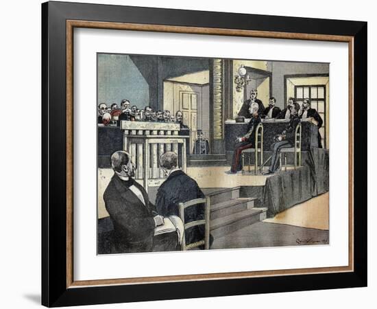 The Dreyfus Affair 1899-Stefano Bianchetti-Framed Giclee Print