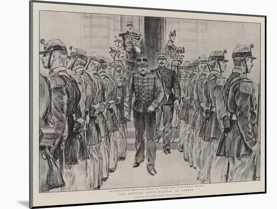 The Dreyfus Court-Martial at Rennes-Charles Paul Renouard-Mounted Giclee Print