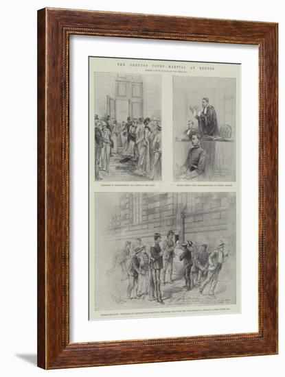 The Dreyfus Court-Martial at Rennes-Melton Prior-Framed Giclee Print