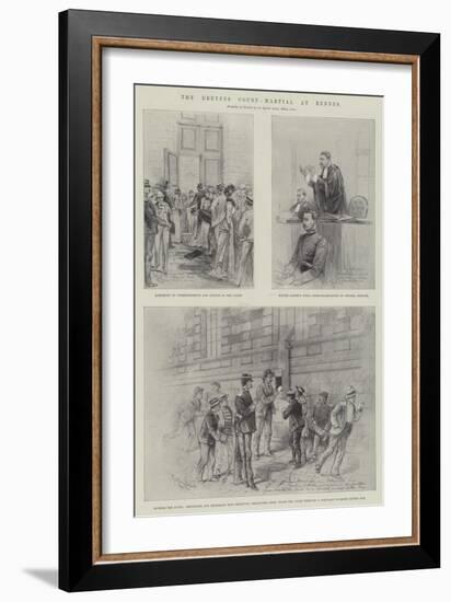 The Dreyfus Court-Martial at Rennes-Melton Prior-Framed Giclee Print