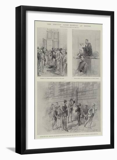 The Dreyfus Court-Martial at Rennes-Melton Prior-Framed Giclee Print