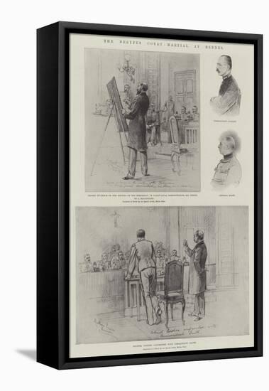 The Dreyfus Court-Martial at Rennes-Melton Prior-Framed Premier Image Canvas