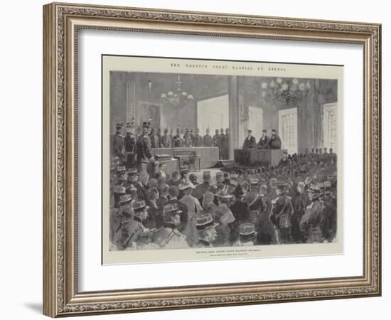 The Dreyfus Court-Martial at Rennes-Henry Charles Seppings Wright-Framed Giclee Print