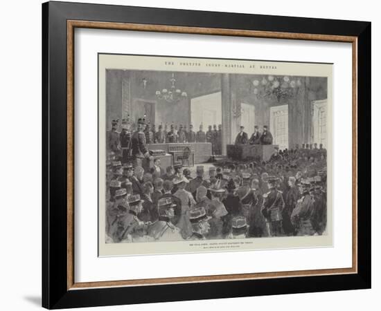 The Dreyfus Court-Martial at Rennes-Henry Charles Seppings Wright-Framed Giclee Print