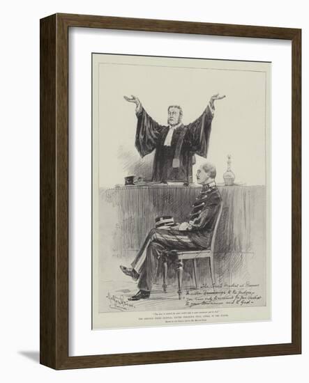 The Dreyfus Court-Martial, Maitre Demange's Final Appeal to the Judges-Melton Prior-Framed Giclee Print