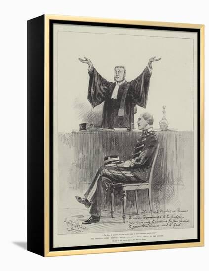 The Dreyfus Court-Martial, Maitre Demange's Final Appeal to the Judges-Melton Prior-Framed Premier Image Canvas