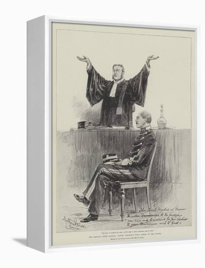 The Dreyfus Court-Martial, Maitre Demange's Final Appeal to the Judges-Melton Prior-Framed Premier Image Canvas