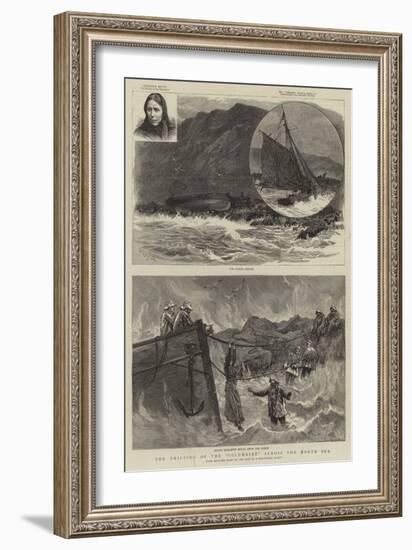 The Drifting of the Columbine across the North Sea-William Lionel Wyllie-Framed Giclee Print