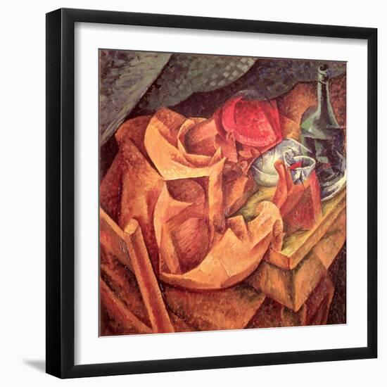 The Drinker, 1914-Umberto Boccioni-Framed Giclee Print