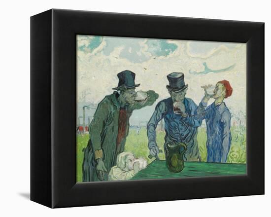 The Drinkers, 1890-Vincent van Gogh-Framed Premier Image Canvas